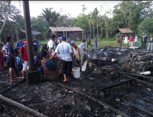 Kebakaran Bengkel di Desa Mengkirau Tasik Putripuyu Ternyata Ludeskan 20 Unit Sepeda Motor, Ini Nama-nama Pemiliknya..