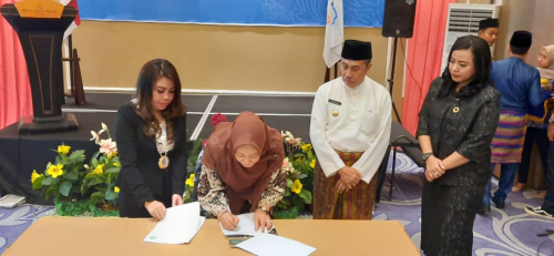 JCI Pekanbaru Riau dan Fakultas Ekonomi Bisnis Unri Jalin Kerjasama dan Teken MoA