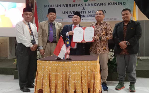 Spirit Melayu Menjadi Motivasi Kuat, Unilak Riau dan University Melaka Malaysia Jalin Kerja Sama