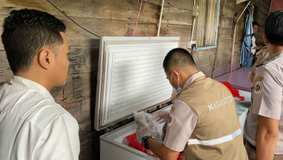 GoRiau Karantina dan Bea Cukai Segel Ratusan Produk Olahan Makanan Impor