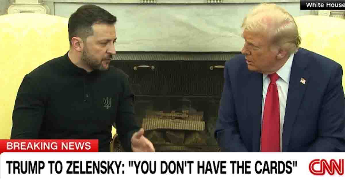 Dialog Memanas, Trump dan Zelensky Bersitegang di Gedung Putih