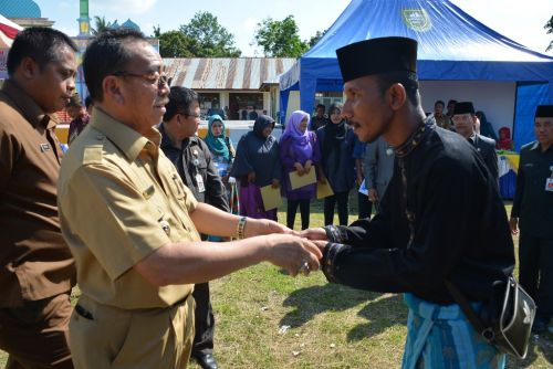 Tahun Ini Pemkab Bangkalis Bangun 70 Unit Kantor untuk Babinkamtibmas