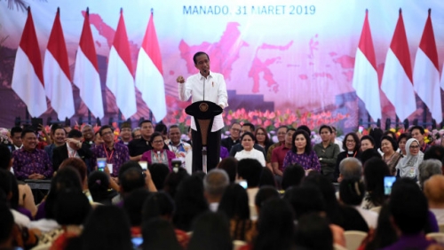 Jokowi Imbau Pendeta Ajak Seluruh Jemaat Gereja Gunakan Hak Pilih 17 April