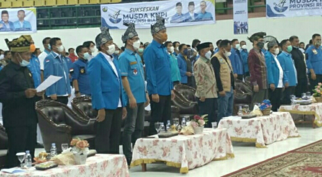 Musda XIV KNPI Riau Dibuka, Tiga Calon Bertarung