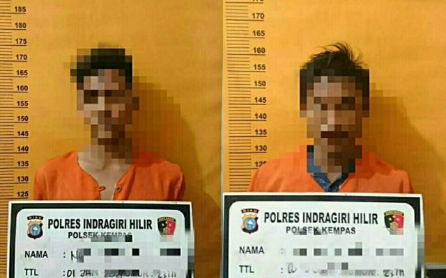 Kios Warga di Kempas Inhil Dibobol Maling, 11 Tabung Gas Melon Raib, Pelaku Ditangkap