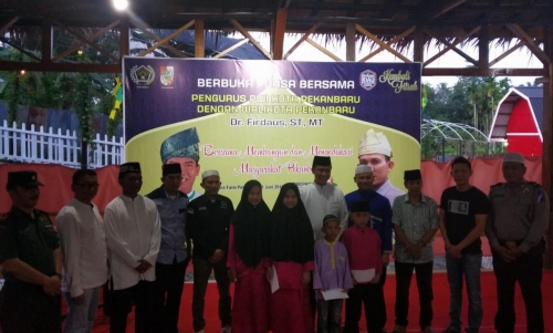 Didukung Asia Farm, PWI Pekanbaru Taja Buka Bersama Anak Yatim