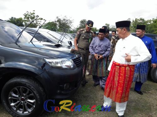 H-5 Idul Fitri, Sudah 436 Kendaraan Dinas ASN Pemprov Riau yang Dikandangkan