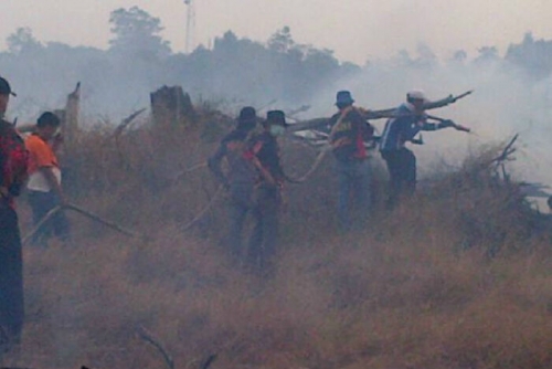 100 Hektar Lahan dan Kebun di Kerumutan Ludes Terbakar, Upaya Pemadaman Masih Dilakukan