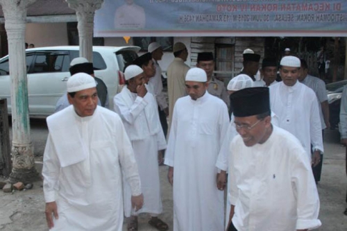 Di Rokan IV Koto, Tim Safari Ramadan Pemkab Rohul Disambut Mantan Ketua DPRD Riau