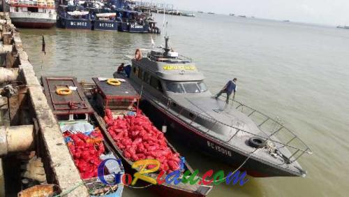 Bea Cukai Dumai Amankan 12 Ton Bawang Merah Ilegal Tanpa ABK di Perairan Bengkalis