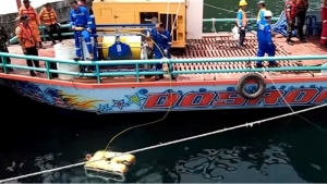 Robot Pencari Korban KM Sinar Bangun Terlilit Tali Kapal di Dasar Danau Toba