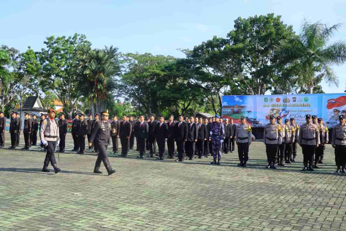 Semarak HUT ke-80 Bhayangkara, Polres Meranti Gelar Berbagai Atraksi dan Berbagi Beras