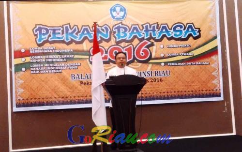 Pekan Bahasa 2016 Dibuka, Peminat Jadi Duta Bahasa di Riau Semakin Banyak