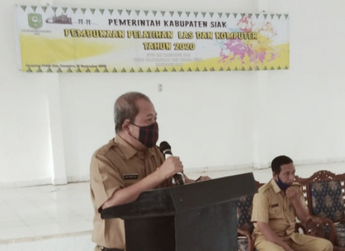 Tingkatkan SDM Usia Produktif di Siak Disnakertrans Berikan Pelatihan Las dan Komputer Gratis
