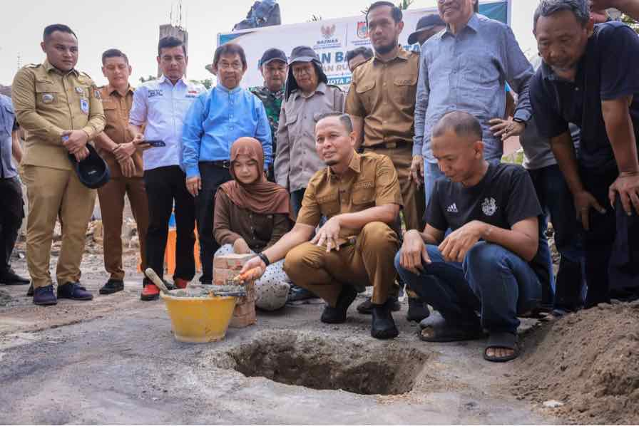 Pemkot Pekanbaru dan Baznas Bangun Ulang Rumah Korban Kebakaran