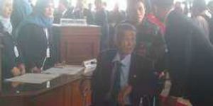 GoRiau Anggota DPR Dapil Riau Ini Hadiri Pelantikan Gunakan Kursi Roda