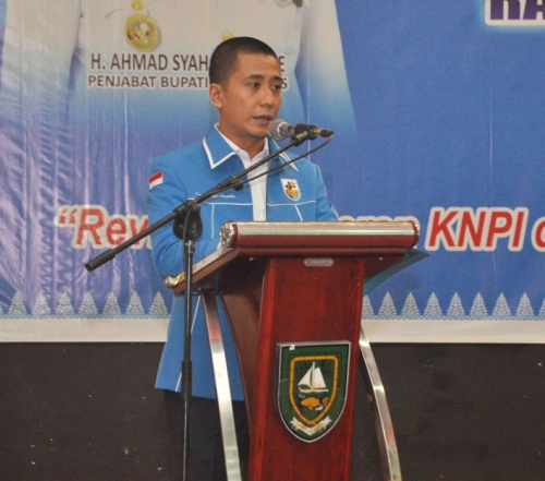 Pelantikan Pengurus KNPI Kabupaten Bengkalis Priode 2015-2018