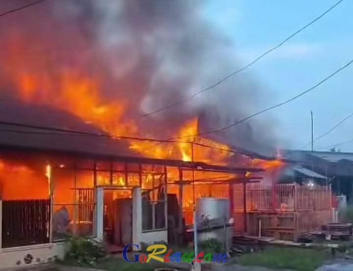 Amuk Si Jago Merah di Bagansiapiapi, Sembilan Rumah Kayu Rokan Hilir Ludes