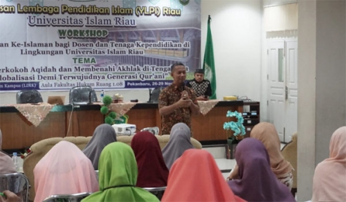 UIR Adakan Workshop LDIK untuk Bangun Atmosfir Kampus yang Islami dan Ilmiah