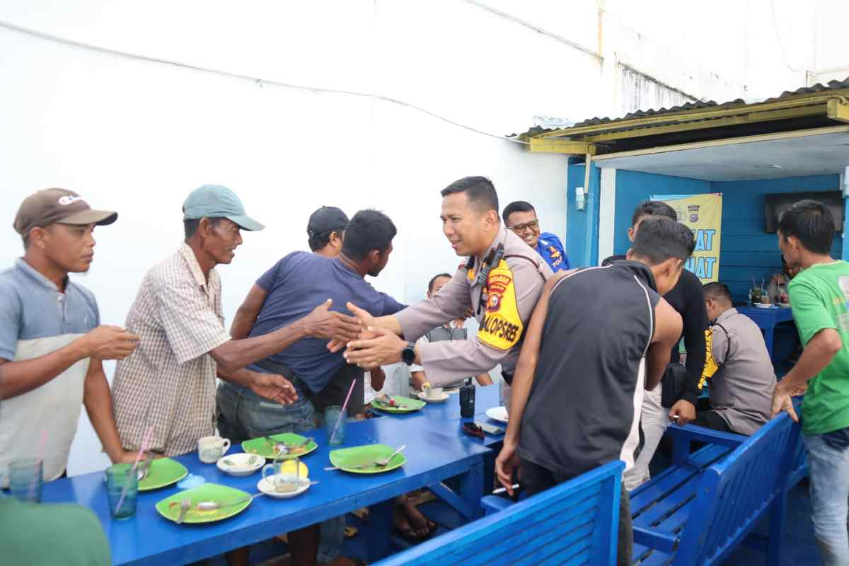 Jelang Pemilu 2024, Polairud Polres Meranti Serap Keluhan Masyarakat di Pelabuhan