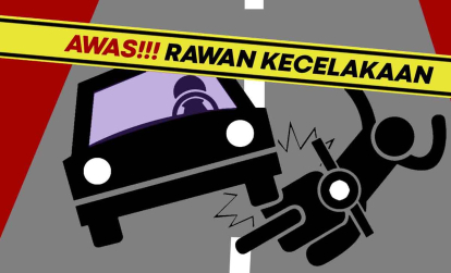 GoRiau Jelang Lebaran, Dishub Riau Pasang Rambu Peringatan di Daerah Rawan Lakalantas