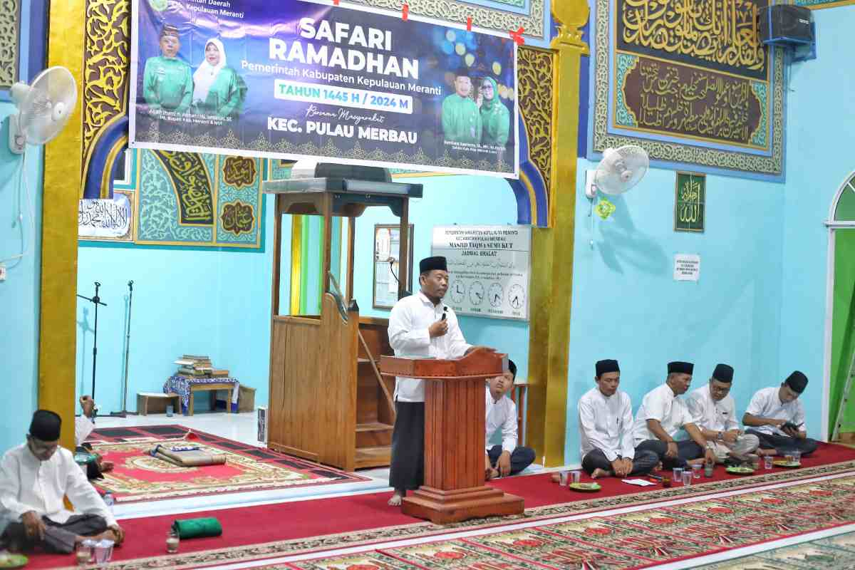 Pemkab Meranti Gelar Safari Ramadhan di Pulau Merbau