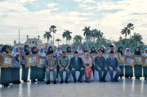 Dihadiri Pelajar dan Mahasiswa dari 28 Provinsi, Upacara Hardiknas di Siak Bertabur Penghargaan