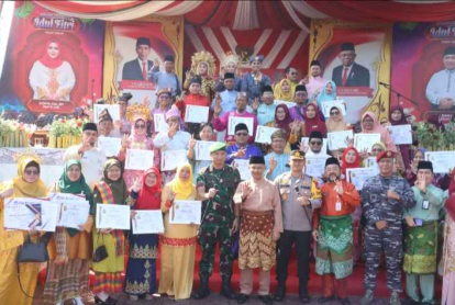 Berpakaian Melayu, Peringatan Hardiknas di Bengkalis Khidmat