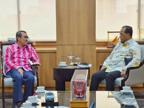 Audiensi dengan Menteri Perhubungan, Ada Empat Hal yang Dibicarakan Gubernur Riau