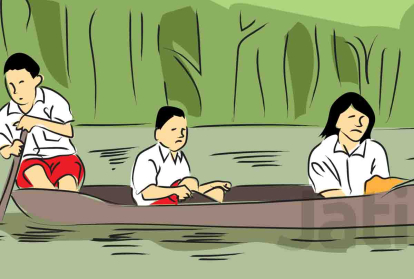 Dampak Zonasi, Anak Rumbai Terpaksa Sekolah ke Tenayan, Nyeberang Sungai Siak Pula