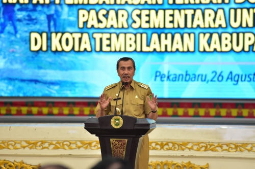 Cari Mitra untuk Kelola Aset Terbengkalai, Gubernur Riau Minta RAPP Bantu Rehab Venue