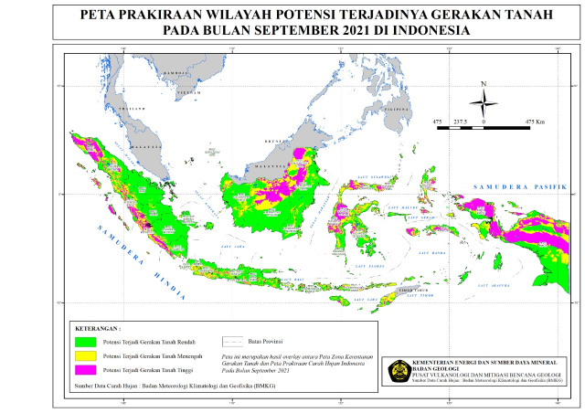 Musim Hujan September - November 2021, Pemerintah Lakukan Pencegahan dan Mitigasi Ancaman Bahaya Hidrometeorologi Basah