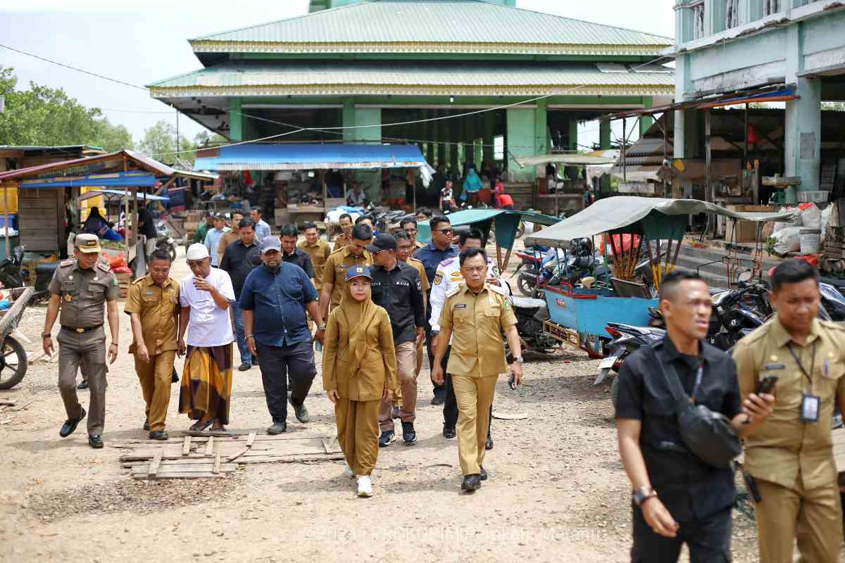 Ruas Jalan Pasar Modern Selatpanjang Segera Dibangun