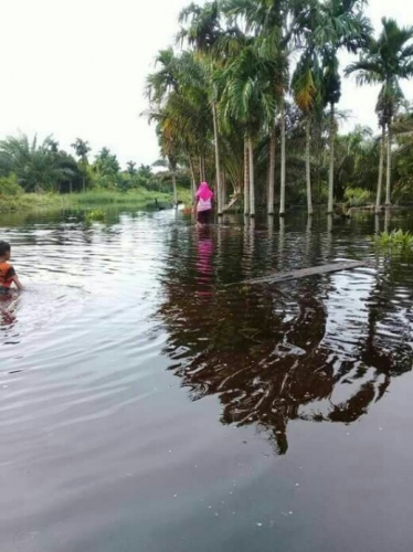 Empat Desa di Inhil Ini Rawan Banjir, Masyarakat Diminta Terus Waspada