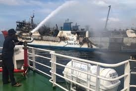 GoRiau Kapal Gerbang Samudera 1 Terbakar, 127 Penumpang Selamat, 3 Belum Ditemukan