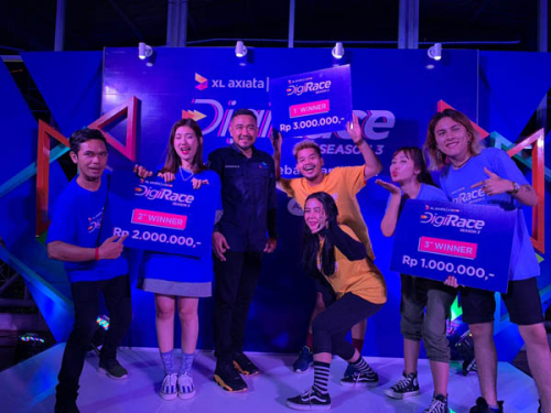 XL Axiata Gelar Kompetisi DigiRace 2019, Uji Kualitas Jaringan Fiberisasi di Palembang