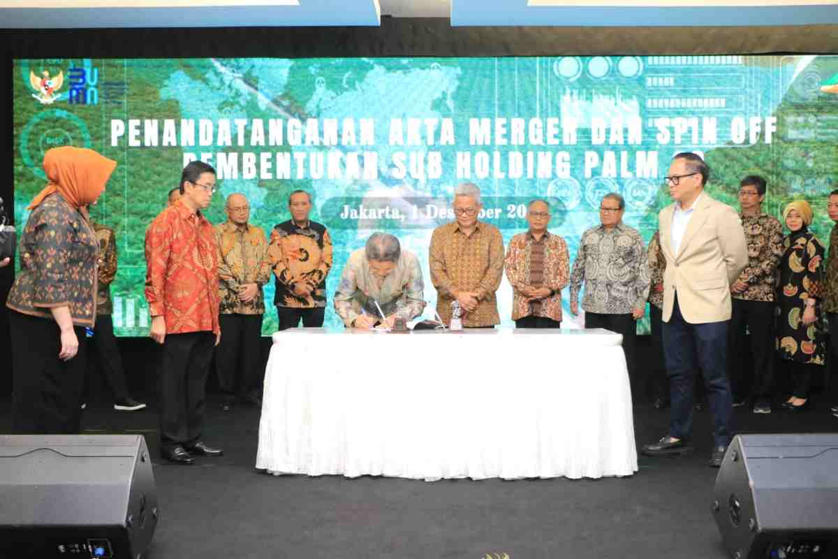 Sub Holding Palmco dan Supportingco Resmi Terbentuk, Indonesia Kini Memiliki Perusahaan Sawit Terbesar di Dunia
