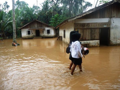 Banjir Mulai Surut, BPBD Rohul Cabut Status Siaga Darurat