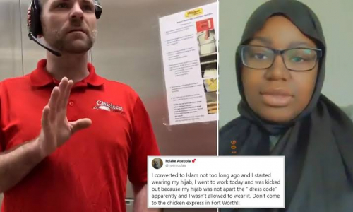Gunakan Jilbab, Pegawai Rumah Makan Cepat Saji Disuruh Bosnya Pulang