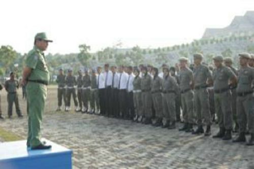 Bupati Ingatkan Satpol PP Rohul Harus Berfungsi Sebagai Pamong Penegakan Perda