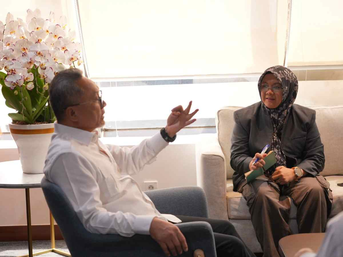 Perkuat Ketahanan Pangan dan Kampung Nelayan, Bupati Siak Temui Zulkifli Hasan