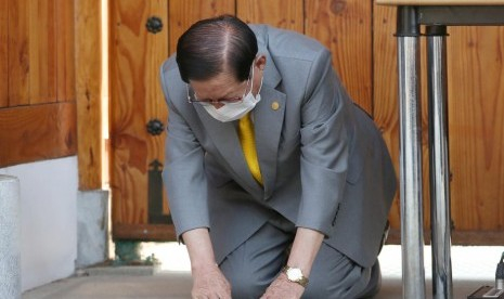 Lebih 2.500 Jemaatnya Terinfeksi Covid-19, Pemimpin Gereja Shincheonji Minta Maaf ke Warga Korsel