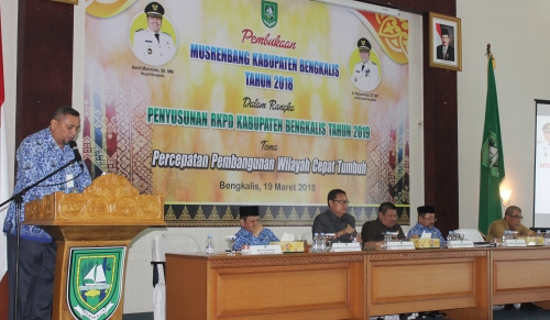 Ada 54 Usulan Bengkalis di RKPD Riau 2019, Infrastruktur Mendominasi