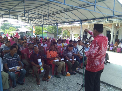 AYO Kampanye Dialogis di Pulau Bengkalis, Warga: Kami Bangga Suyatno Putra Asli Bengkalis Jadi Cawagubri 2019-2024