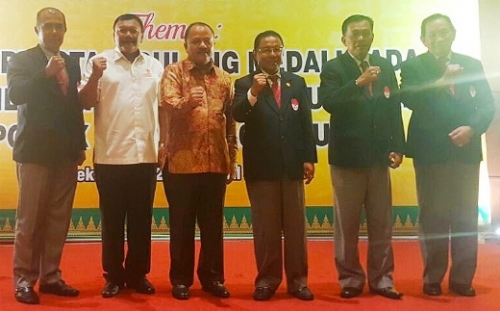 KONI Riau dan 12 Kabupaten/Kota Sepakat Gelar Porpov X Tahun 2021 Mendatang