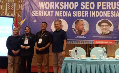 Buka Workshop SEO Media SMSI Riau, Devi Rizaldi: Kemajuan Teknologi Informasi Harus Diikuti