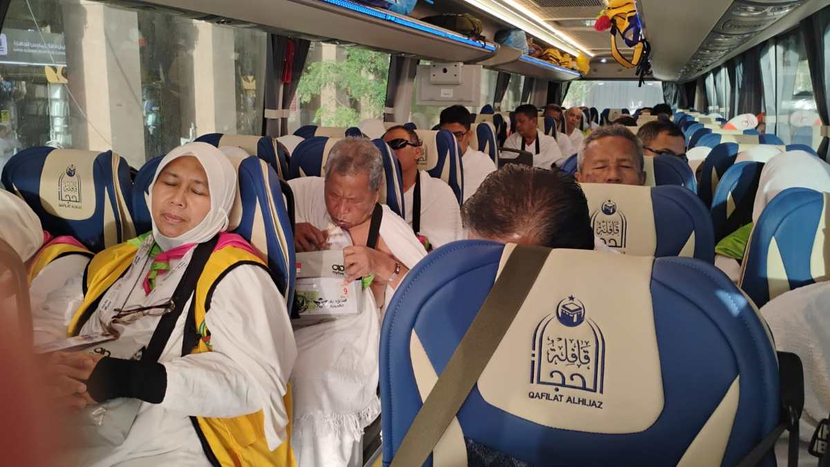 Jamaah Haji Riau Kloter BTH 03 Mulai Bergerak ke Makkah, Satu Jamaah Dirawat