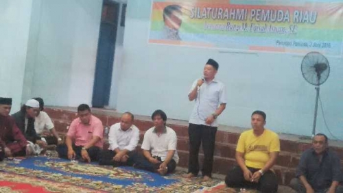 Bebas dari Tahanan, Faisal Aswan Silaturrahmi di Kantor KNPI Riau