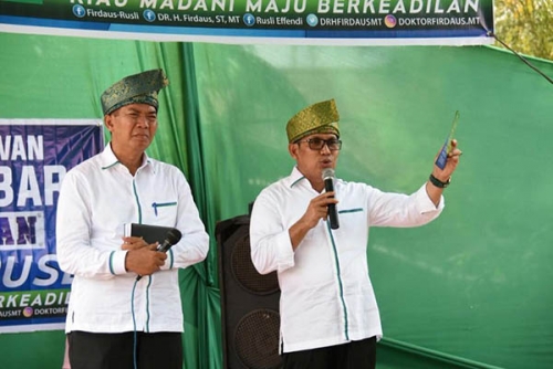 Hasil Jajak Pendapat TKPP: 56 Persen Warga Kuansing Inginkan Firdaus-Rusli Jadi Gubernur Riau