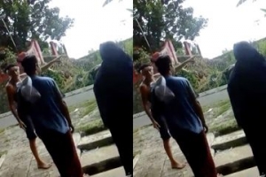 GoRiau Aparat Polsek Cimpea Temui Bule Prancis yang Marah-marahi Ustaz karena Protes Shalawatan
